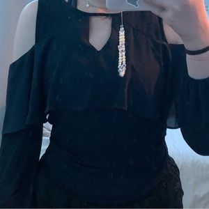 cold shoulder blouse !